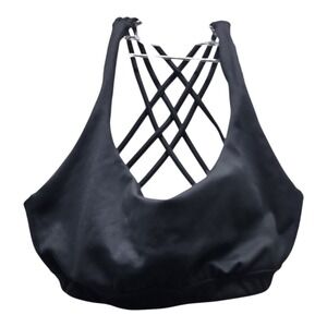 Victoria's Secret Bralette XS‎ Black Padded Strappy Back Wireless Bra Top
